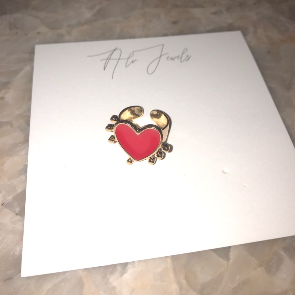 ⭐️ (3 for $30) Heart Statement Ring